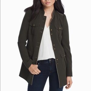 WHBM Military Style Jacket Topper medium NEW